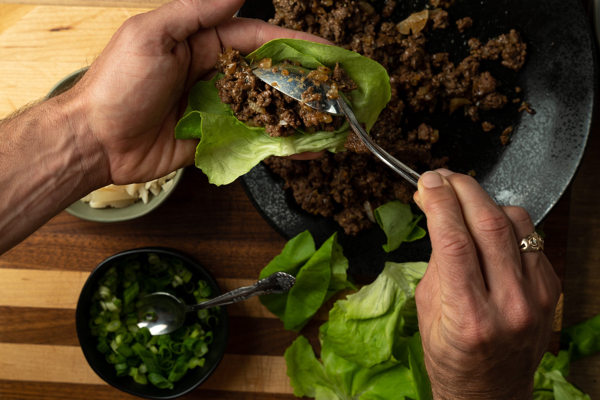 Island BBQ Style Venison Lettuce Wraps